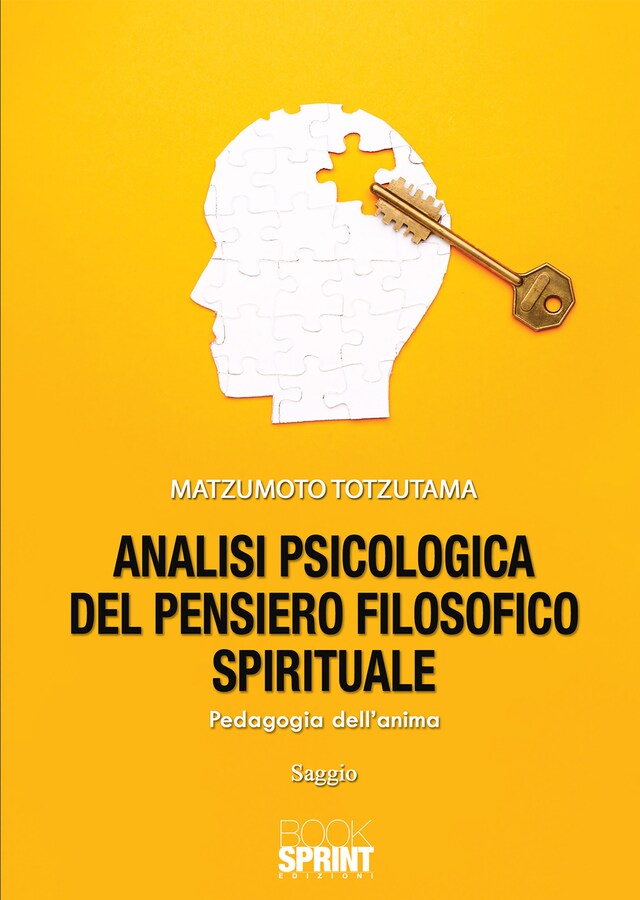 Book cover for Analisi psicologica del pensiero filosofico spirituale