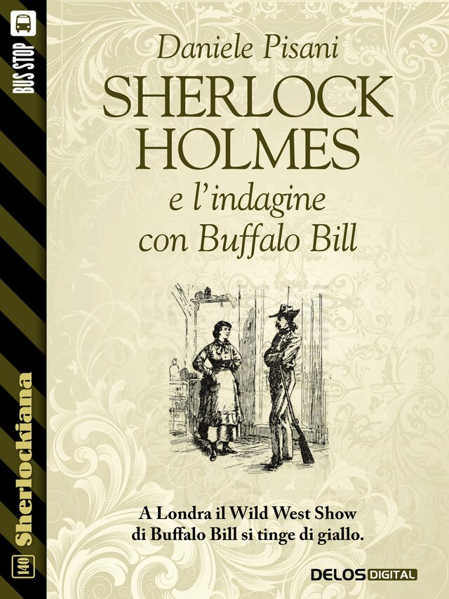 Copertina del libro per Sherlock Holmes e l'indagine con Buffalo Bill