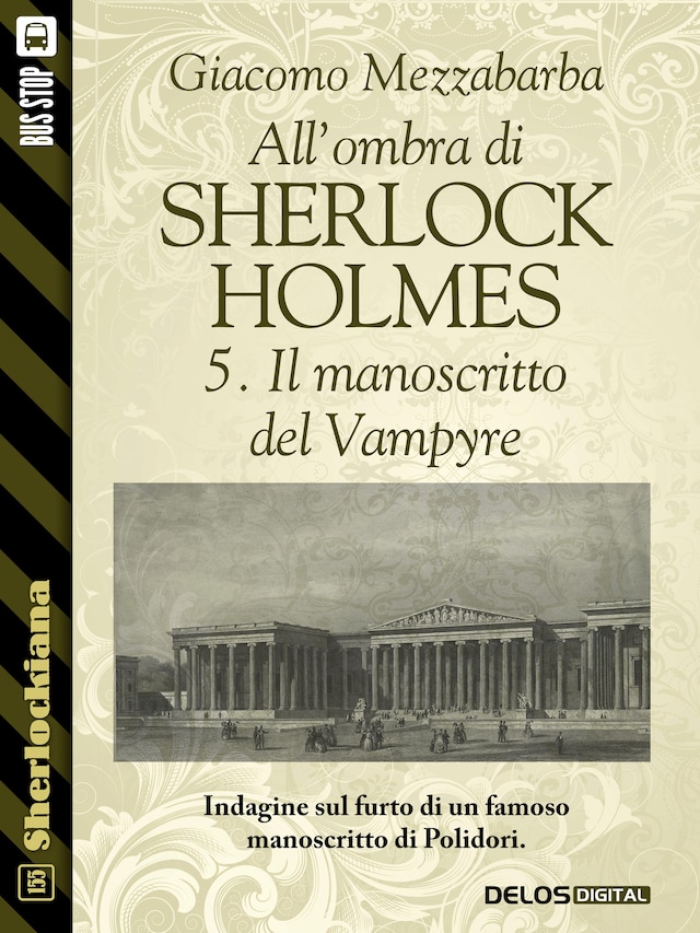 Book cover for All'ombra di Sherlock Holmes - 5. Il manoscritto del Vampyre