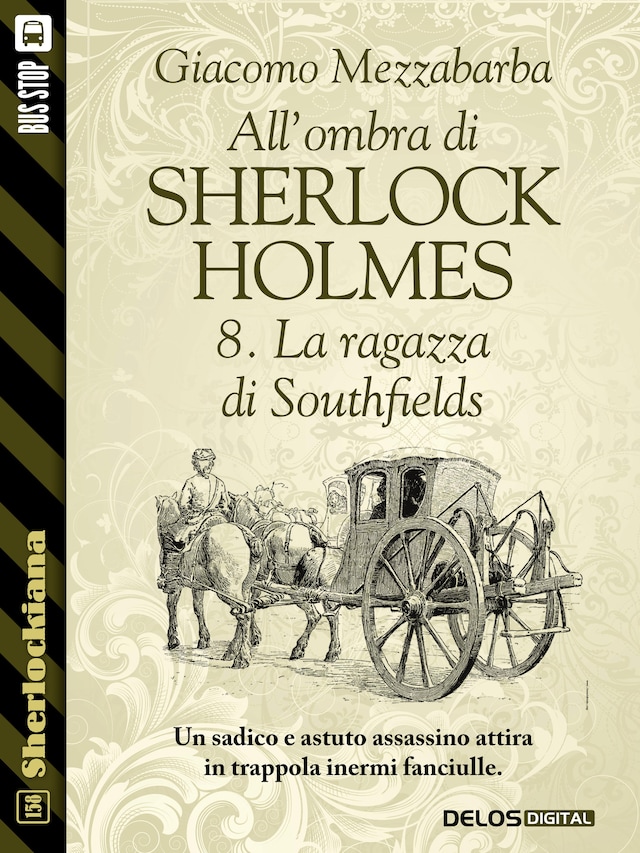 Kirjankansi teokselle All'ombra di Sherlock Holmes - 8.  La ragazza di Southfields