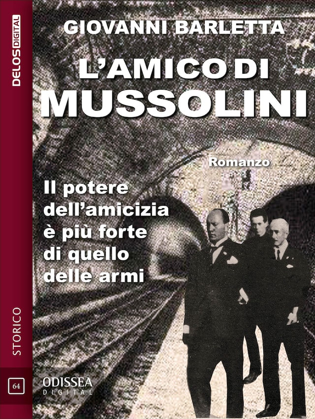 Buchcover für L'amico di Mussolini