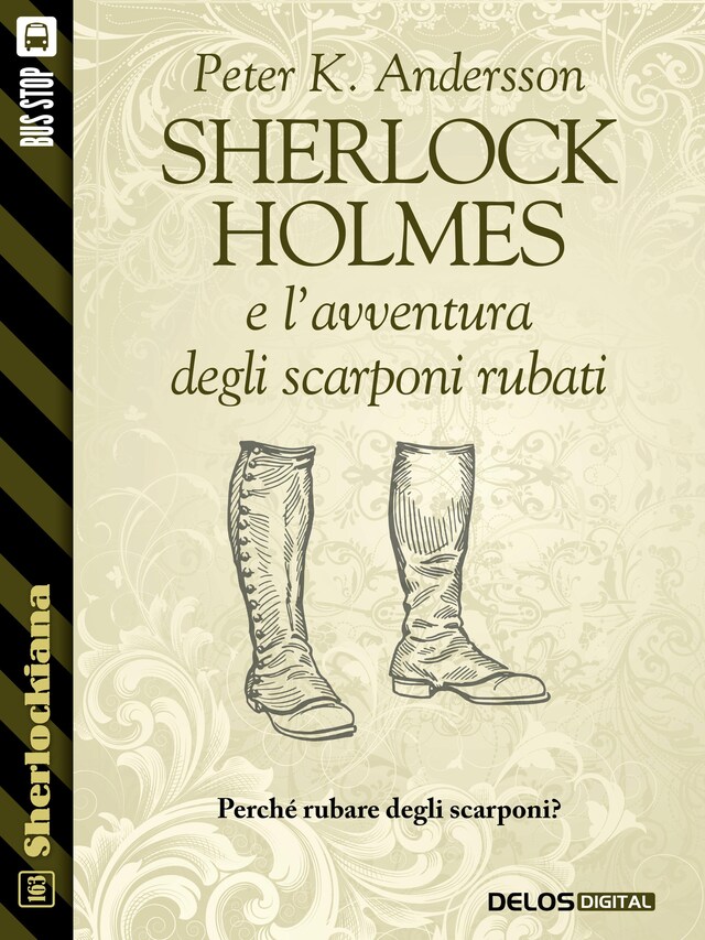 Book cover for Sherlock Holmes e l'avventura degli scarponi rubati