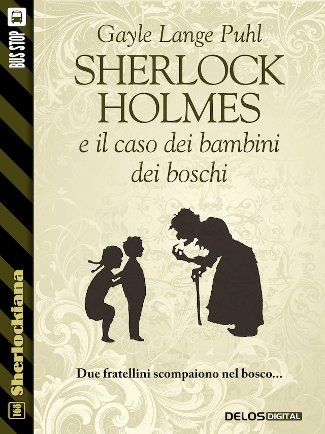 Kirjankansi teokselle Sherlock Holmes e il caso dei bambini dei boschi