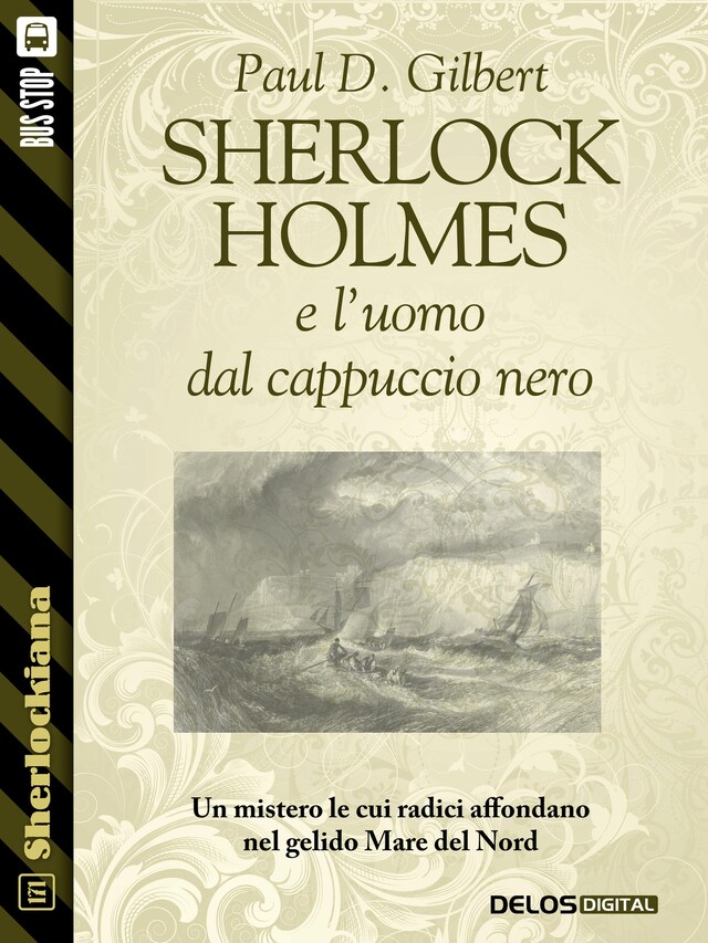 Couverture de livre pour Sherlock Holmes e l'uomo dal cappuccio nero