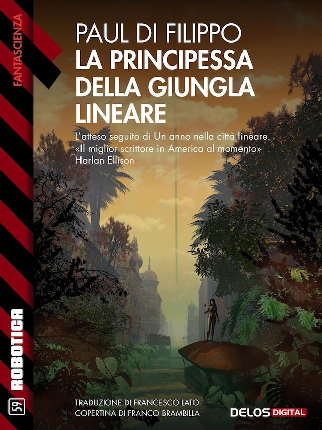 Okładka książki dla La principessa della giungla lineare