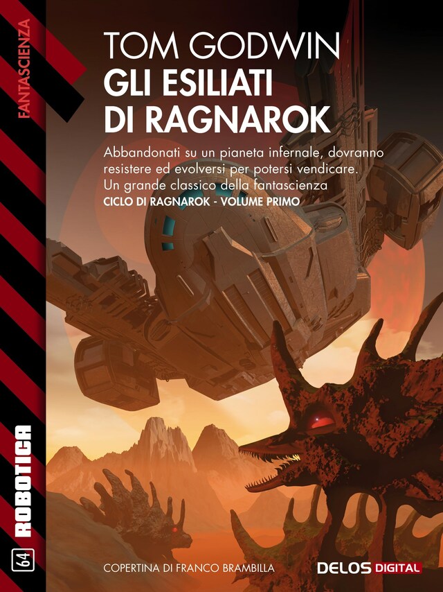 Couverture de livre pour Gli esiliati di Ragnarok