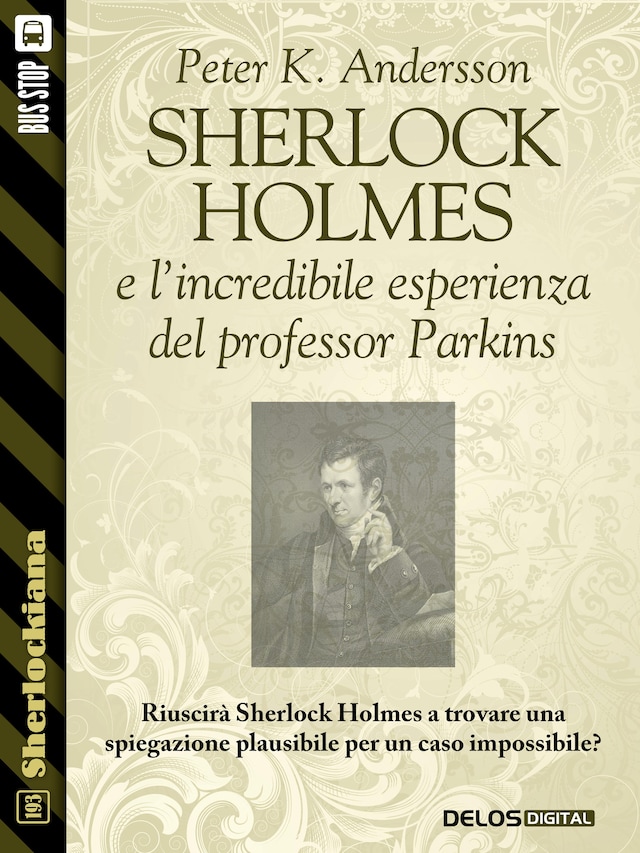Copertina del libro per Sherlock Holmes e l'incredibile esperienza del professor Parkins