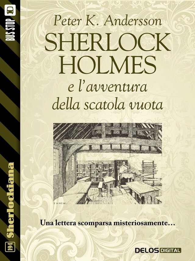 Couverture de livre pour Sherlock Holmes e l'avventura della scatola vuota