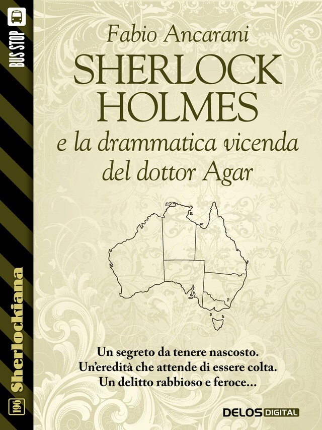 Book cover for Sherlock Holmes e la drammatica vicenda del dottor Agar