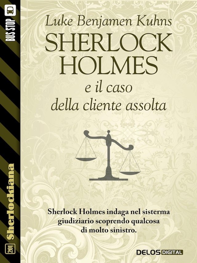 Portada de libro para Sherlock Holmes e il caso della cliente assolta