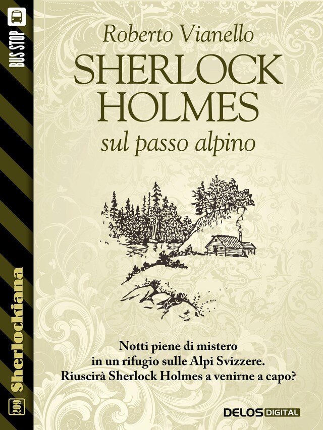 Book cover for Sherlock Holmes sul passo alpino