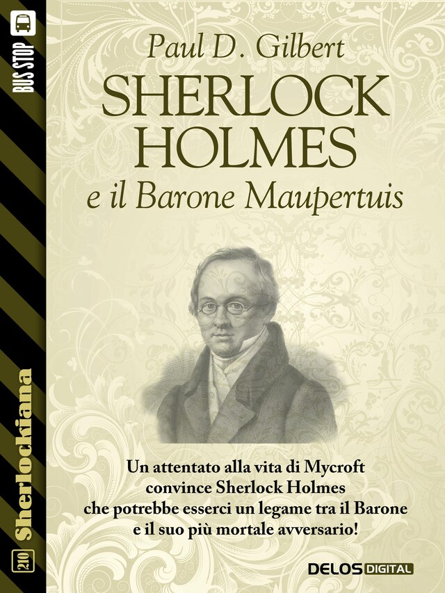 Boekomslag van Sherlock Holmes e il Barone Maupertuis