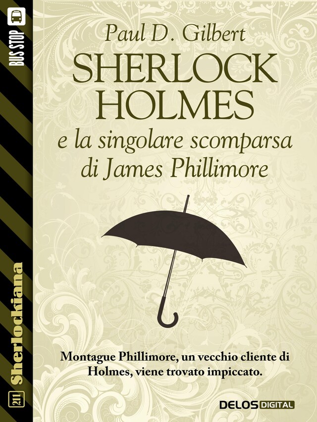Boekomslag van Sherlock Holmes e la singolare scomparsa di James Phillimore