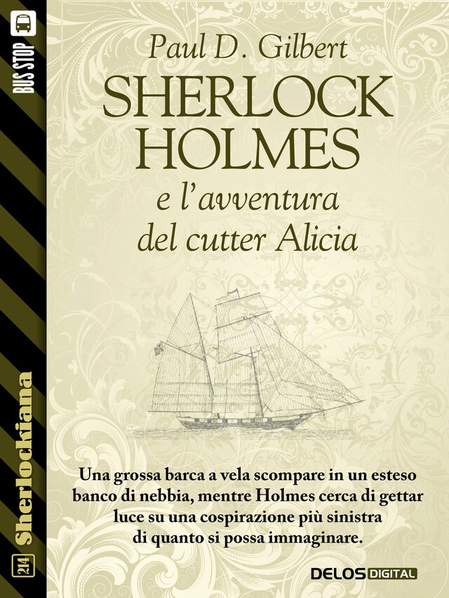 Book cover for Sherlock Holmes e l'avventura del cutter Alicia