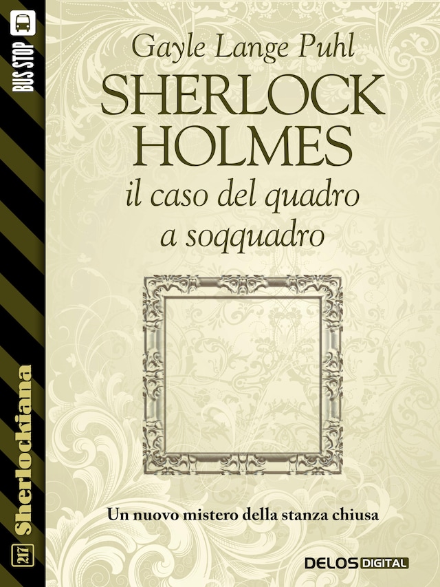Kirjankansi teokselle Sherlock Holmes e il caso del quadro a soqquadro