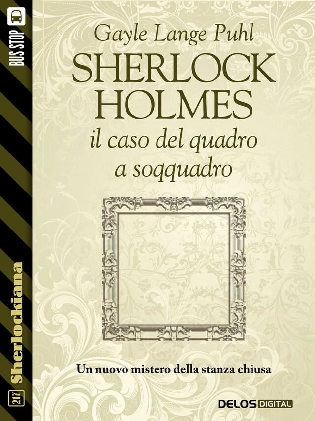 Boekomslag van Sherlock Holmes e il caso del quadro a soqquadro