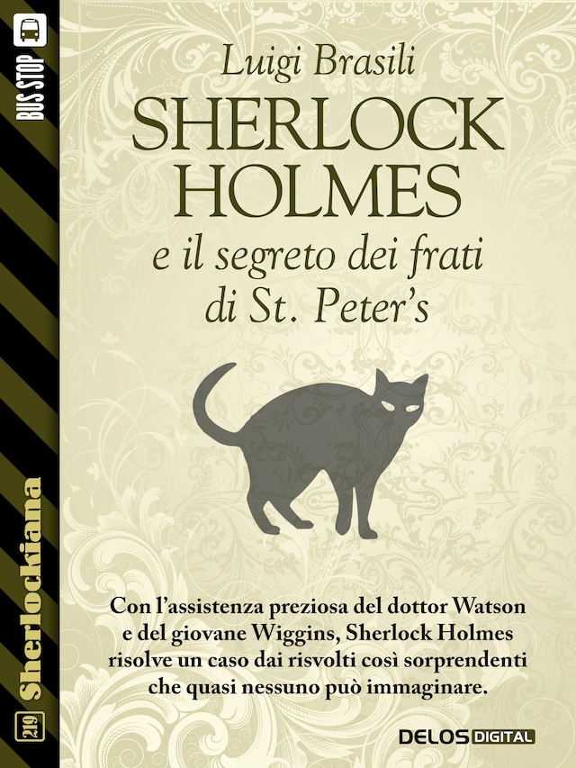 Copertina del libro per Sherlock Holmes e  il segreto dei frati di St. Peter's