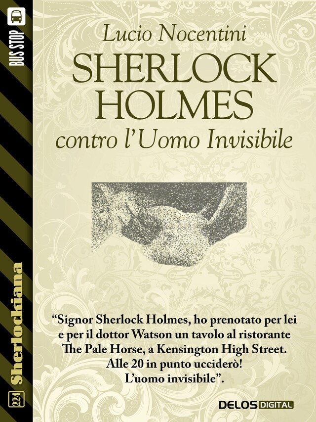 Boekomslag van Sherlock Holmes contro l'uomo invisibile