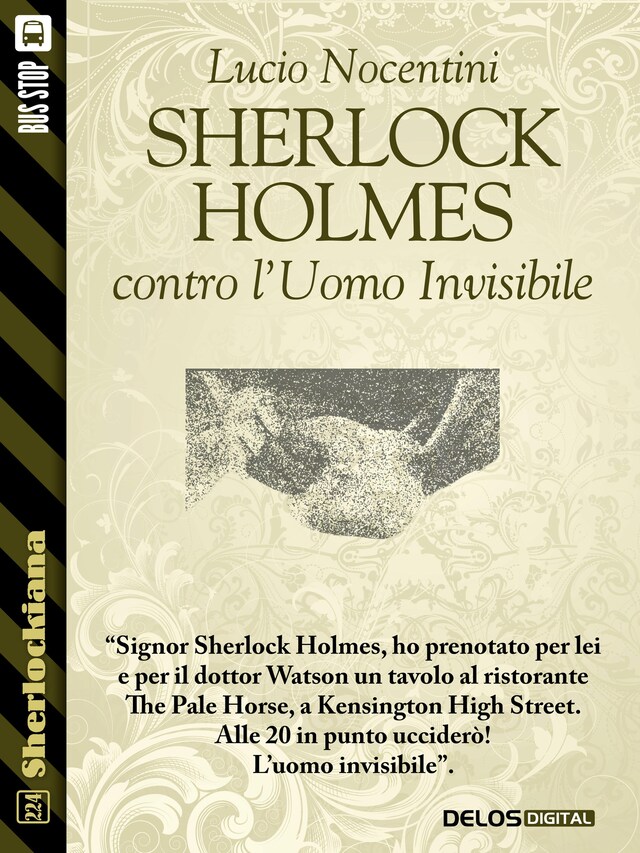 Couverture de livre pour Sherlock Holmes contro l'uomo invisibile