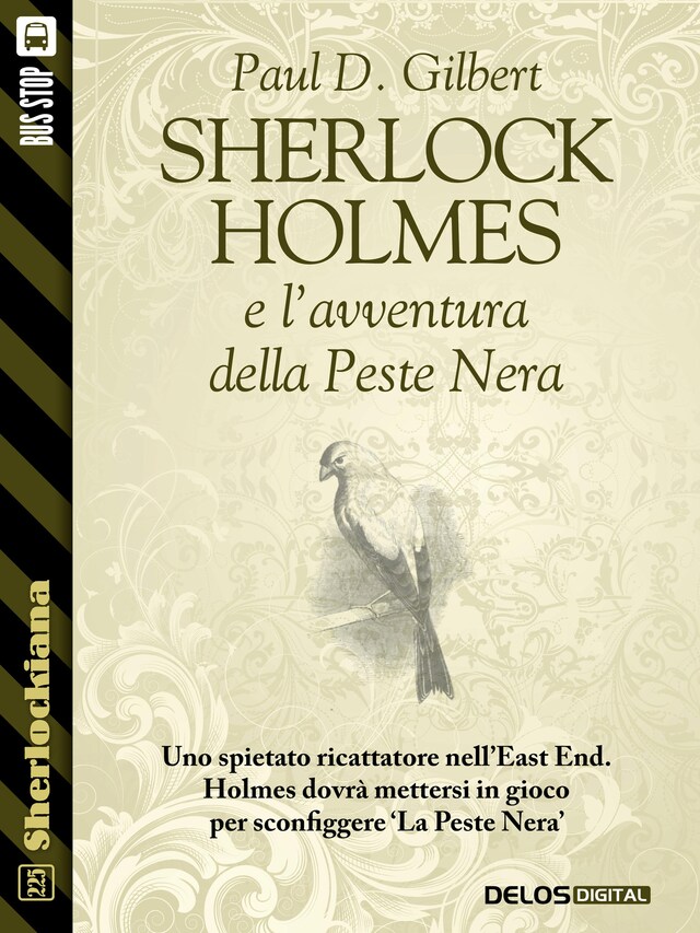 Couverture de livre pour Sherlock Holmes e l'avventura della Peste Nera