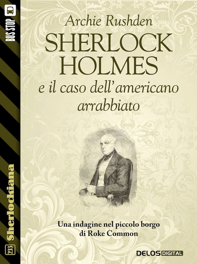 Kirjankansi teokselle Sherlock Holmes e il caso dell’americano arrabbiato