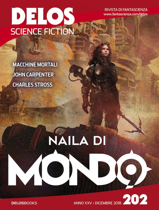 Book cover for Delos Science Fiction 202