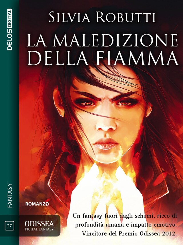 Portada de libro para La maledizione della fiamma