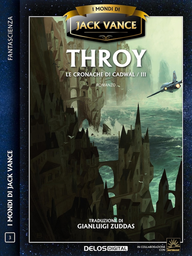 Kirjankansi teokselle Throy