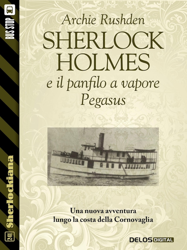 Kirjankansi teokselle Sherlock Holmes e il panfilo a vapore Pegasus