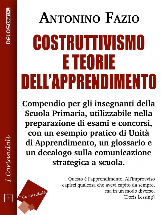 Book cover for Costruttivismo e teorie dell'apprendimento