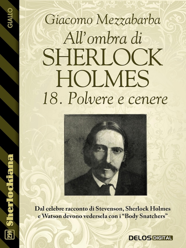 Kirjankansi teokselle All'ombra di Sherlock Holmes - 18. Polvere e cenere