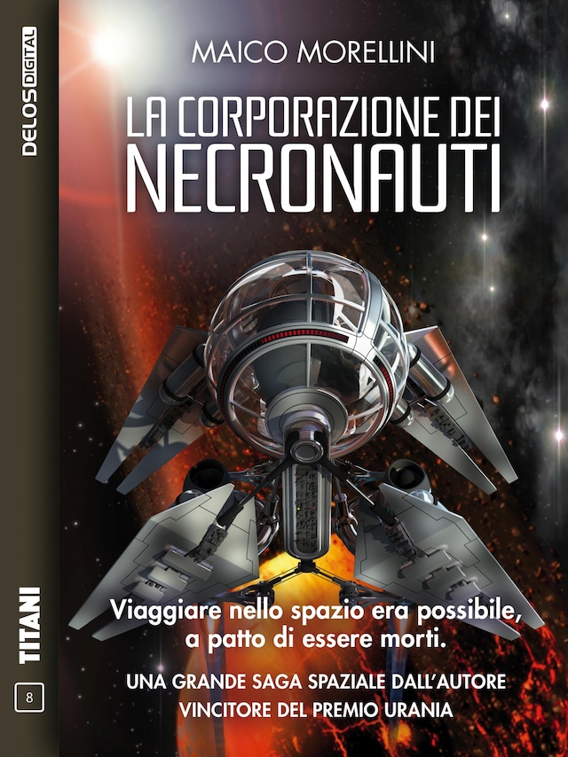 Book cover for La corporazione dei Necronauti
