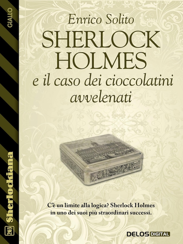 Boekomslag van Sherlock Holmes e il caso dei cioccolatini avvelenati