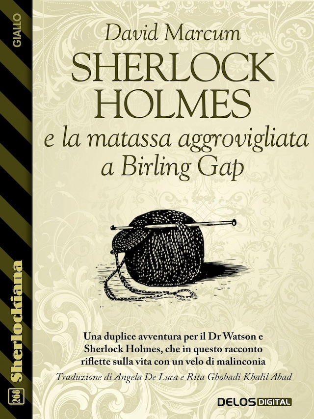 Buchcover für Sherlock Holmes e la matassa aggrovigliata a Birling Gap
