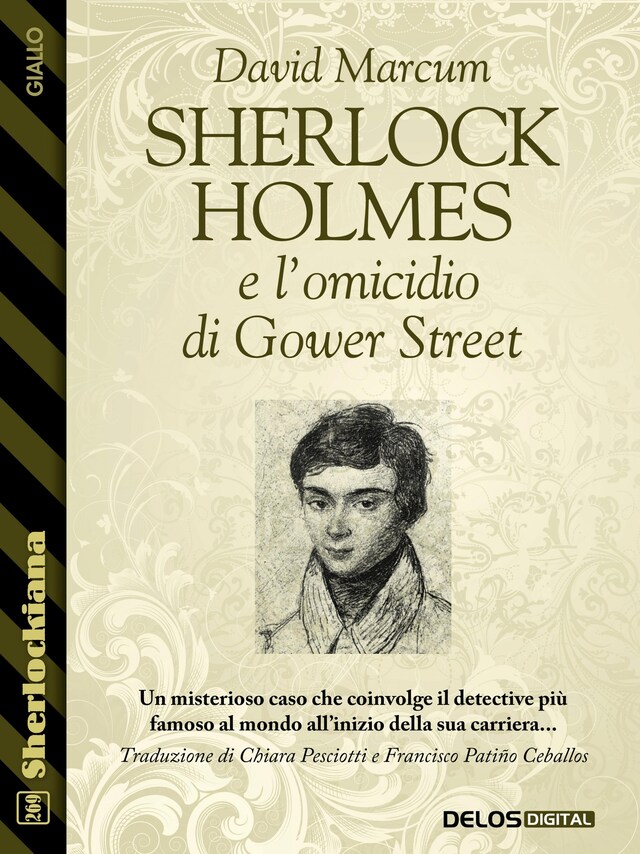 Boekomslag van Sherlock Holmes e l'omicidio di Gower Street