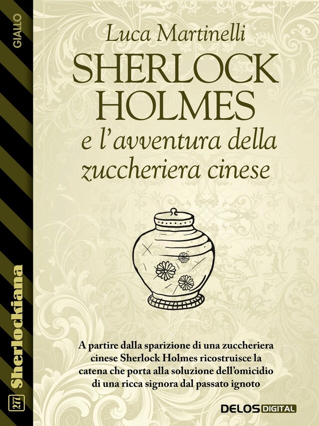 Couverture de livre pour Sherlock Holmes e l'avventura della zuccheriera cinese