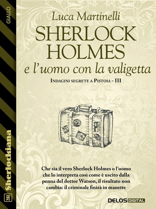 Buchcover für Sherlock Holmes e l'uomo con la valigetta