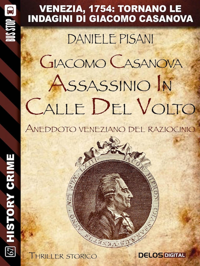 Kirjankansi teokselle Giacomo Casanova - Assassinio in Calle del Volto