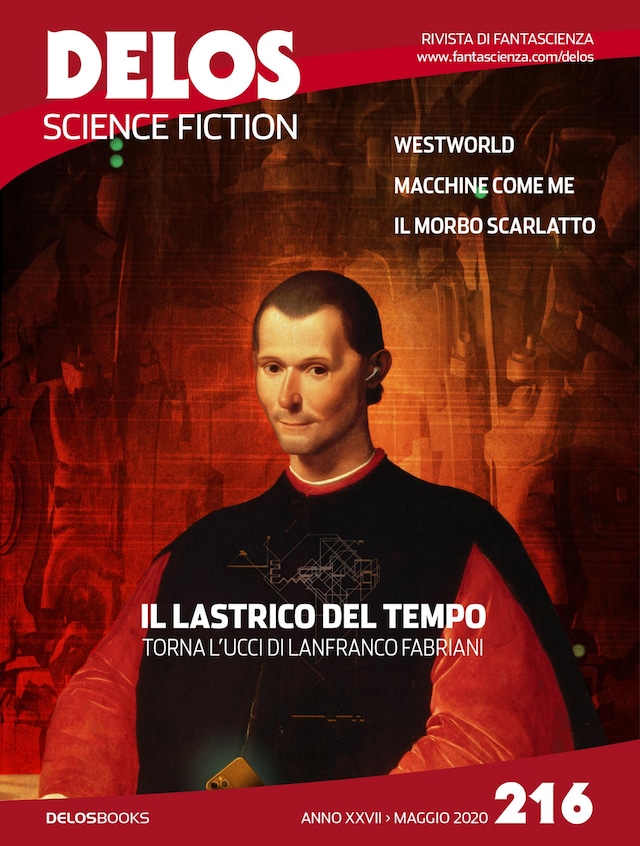 Copertina del libro per Delos Science Fiction 216