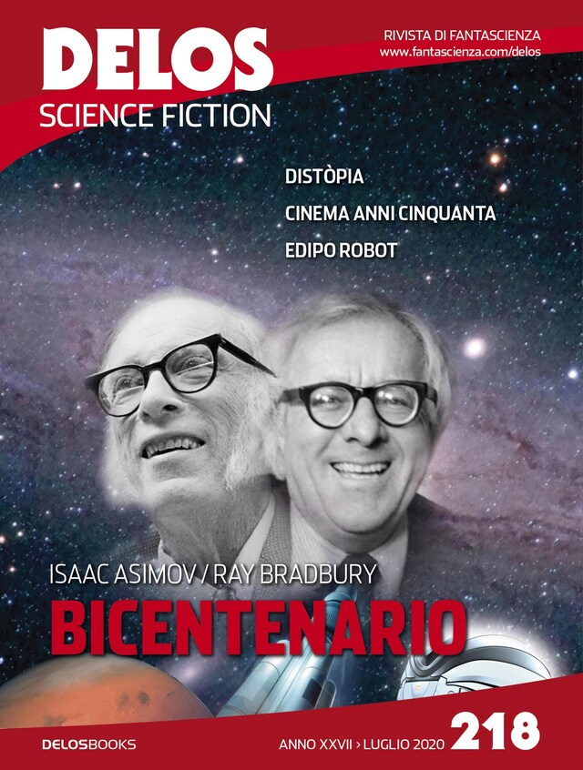 Copertina del libro per Delos Science Fiction 218