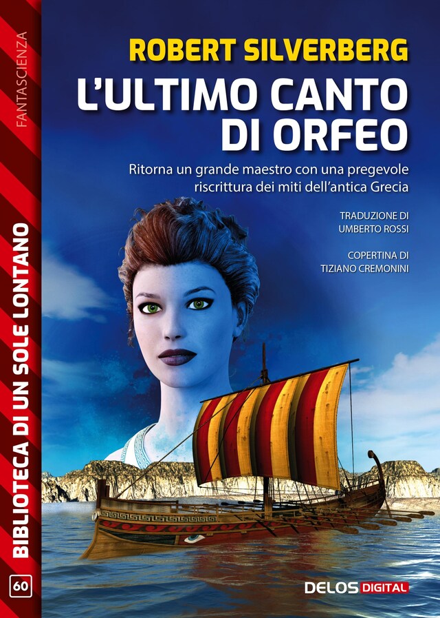 Couverture de livre pour L’ultimo canto di Orfeo