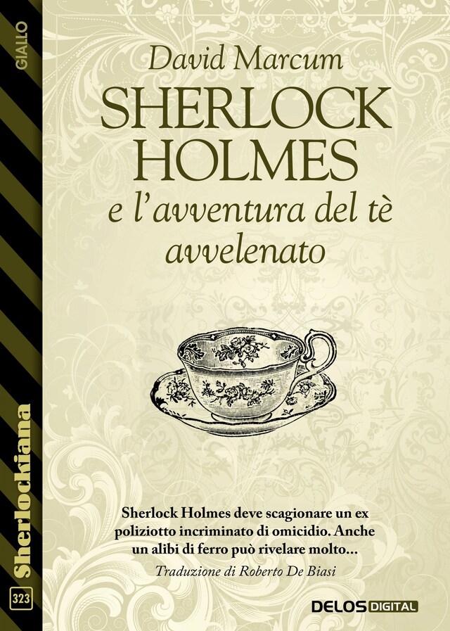 Book cover for Sherlock Holmes e l'avventura del tè avvelenato