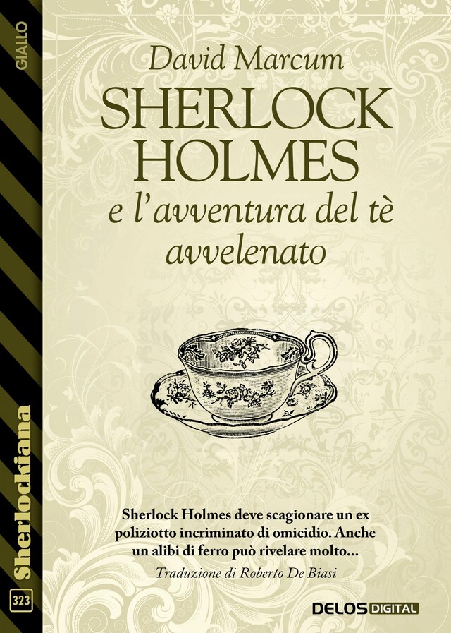 Boekomslag van Sherlock Holmes e l'avventura del tè avvelenato