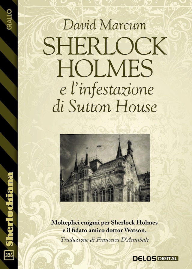 Kirjankansi teokselle Sherlock Holmes e l'infestazione di Sutton House