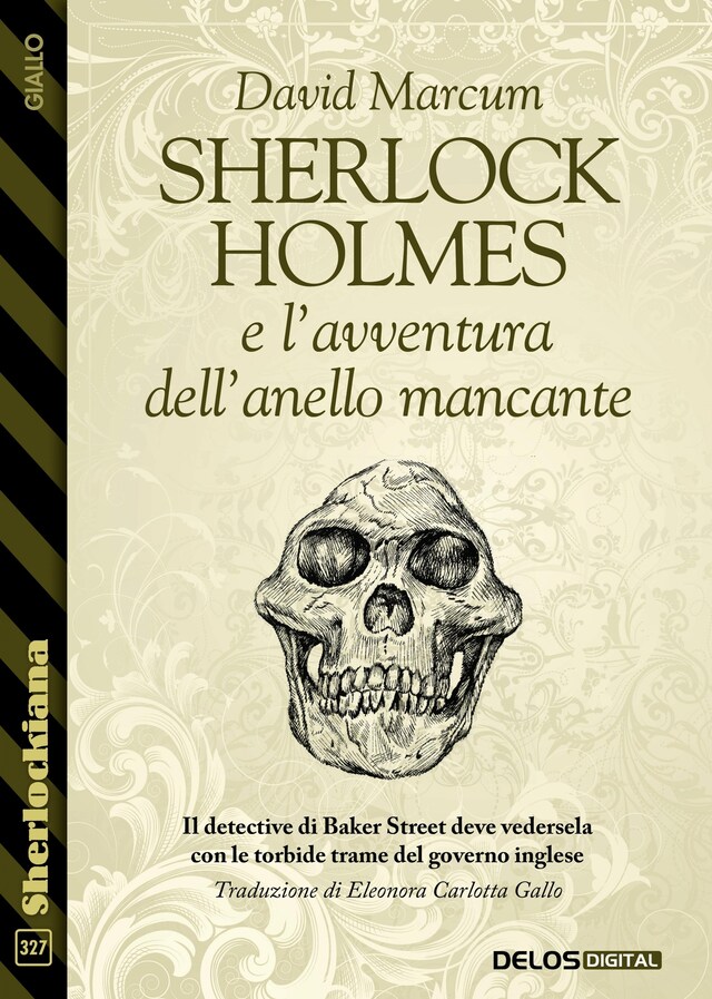 Kirjankansi teokselle Sherlock Holmes e l'avventura dell'anello mancante