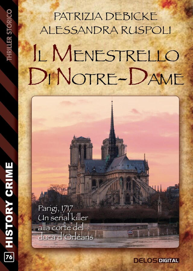 Book cover for Il menestrello di Notre Dame