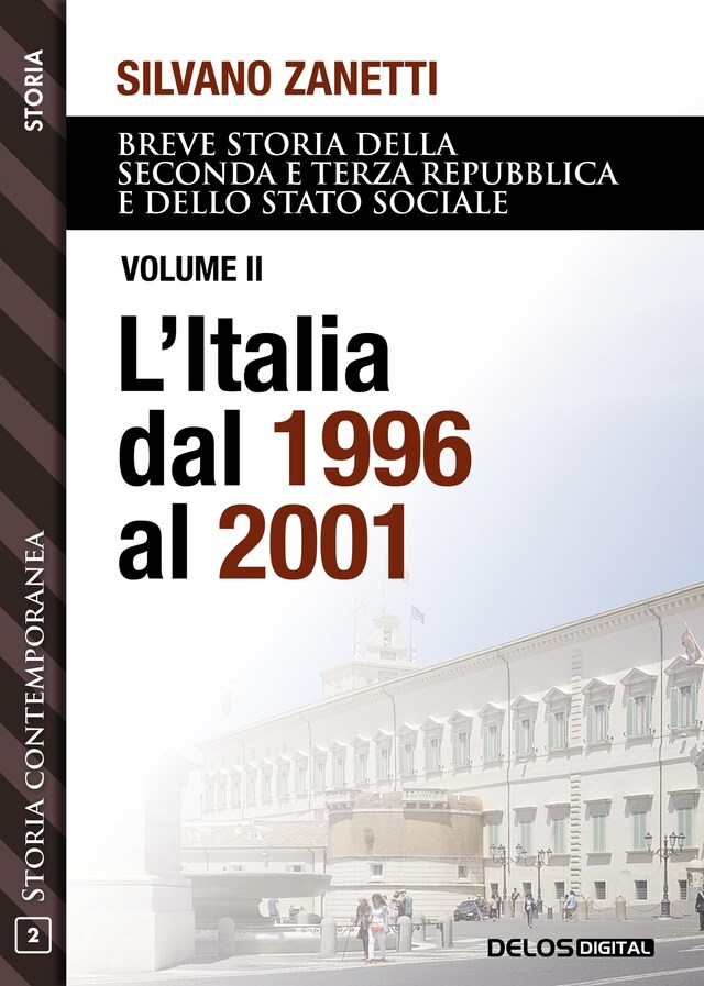 Portada de libro para L'Italia dal 1996 al 2001