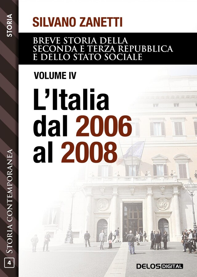 Kirjankansi teokselle L'Italia dal 2006 al 2008