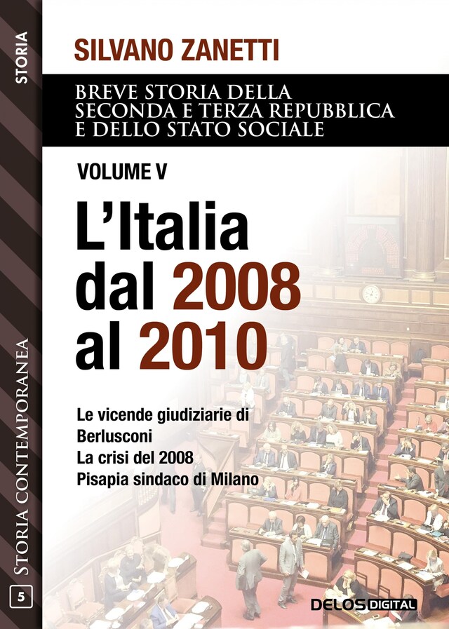 Book cover for L'Italia dal 2008 al 2011