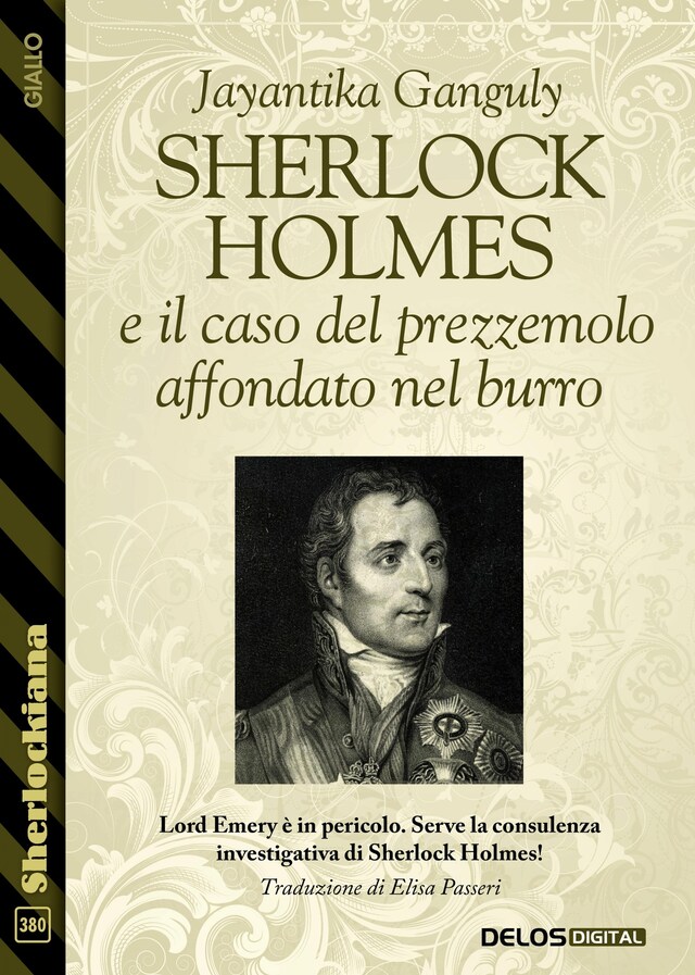Book cover for Sherlock Holmes e il caso del prezzemolo affondato nel burro